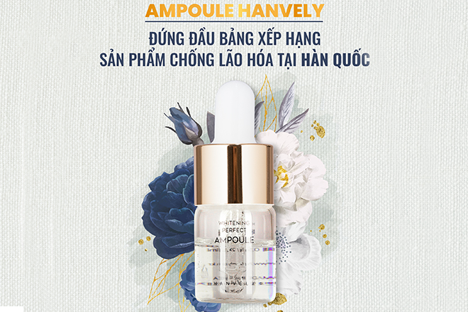 Serum dưỡng chuyên chống lão hóa Hanvely tái tạo da không tì vết
